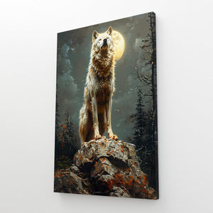 Loup Tableau Majestueux | TableauDecoModerne®