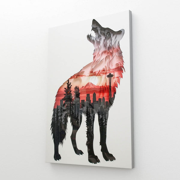 Loup Tableau Métropolitain | TableauDecoModerne®