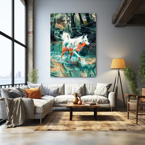 Loup Tableau Nature | TableauDecoModerne®