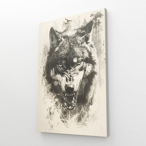 Loup Tableau Sauvage | TableauDecoModerne®