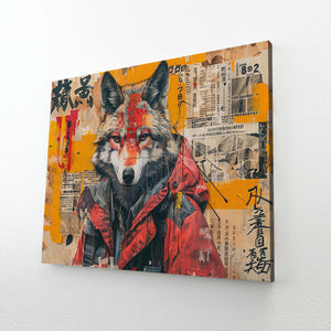 Loup Urbain Tableau | TableauDecoModerne®