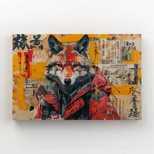 Loup Urbain Tableau | TableauDecoModerne®