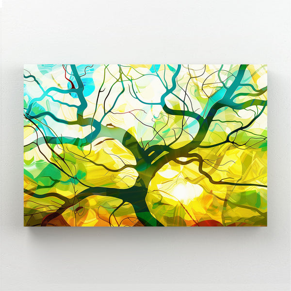 Lumière Végétale Tableau Arbre | TableauDecoModerne®