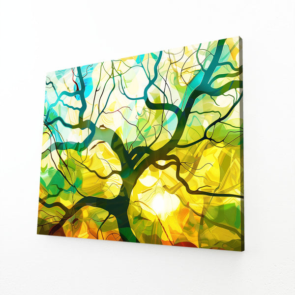 Lumière Végétale Tableau Arbre | TableauDecoModerne®