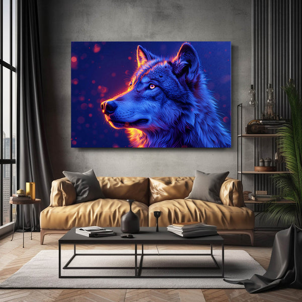 Lumineux Tableau Loup | TableauDecoModerne®