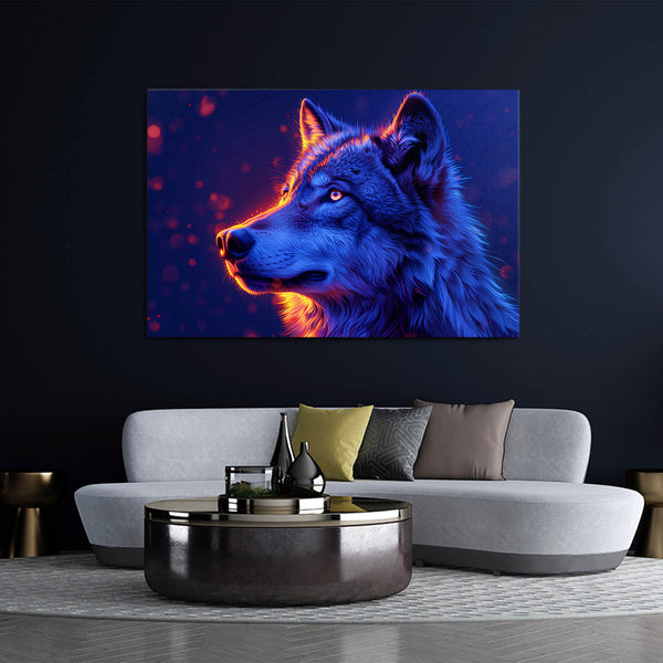 Lumineux Tableau Loup | TableauDecoModerne®