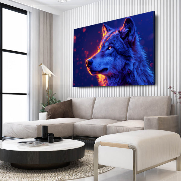 Lumineux Tableau Loup | TableauDecoModerne®