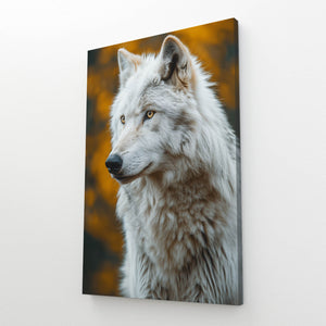 Majesté Blanche Loup Tableau | TableauDecoModerne®