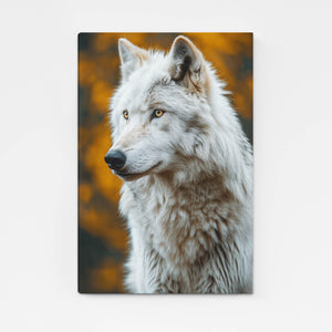 Majesté Blanche Loup Tableau | TableauDecoModerne®