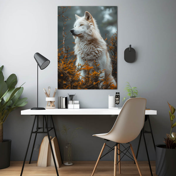 Majestueux Canidé Tableau Loup | TableauDecoModerne®