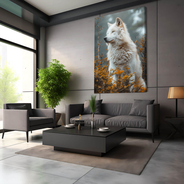 Majestueux Canidé Tableau Loup | TableauDecoModerne®