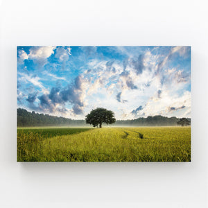 Matin Champêtre Tableau Arbre | TableauDecoModerne®