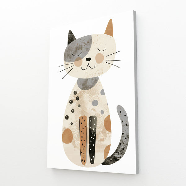 Mignon Tableau Chat | TableauDecoModerne®