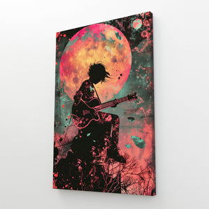 Musique Lunaire Tableau Lune | TableauDecoModerne®