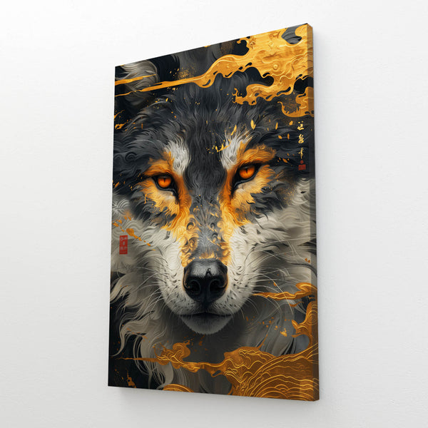 Mystique Tableau Loup | TableauDecoModerne®