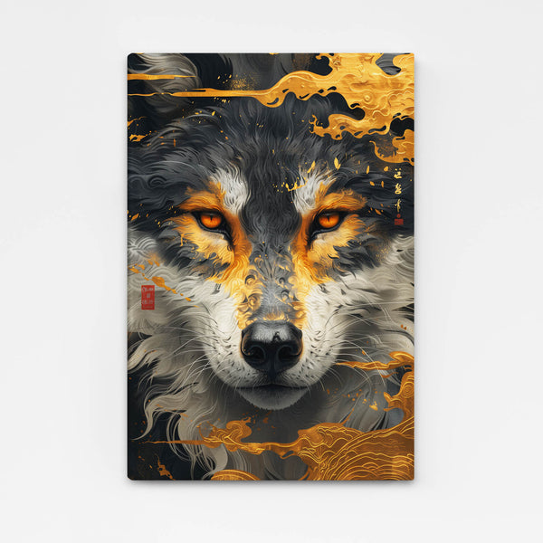 Mystique Tableau Loup | TableauDecoModerne®