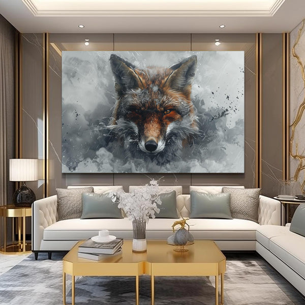 Mystique Tableau Renard | TableauDecoModerne®