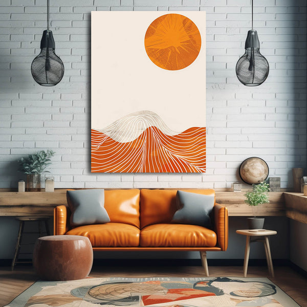 Nature et Soleil Tableau Scandinave | TableauDecoModerne®