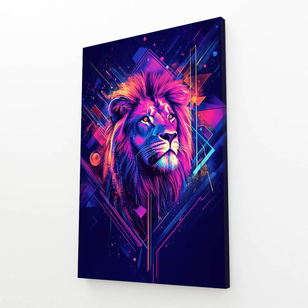 Neon Majesty Tableau Lion