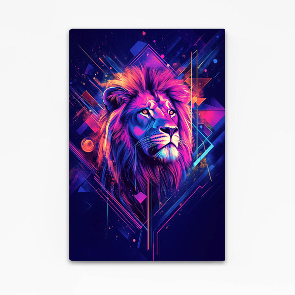 Neon Majesty Tableau Lion