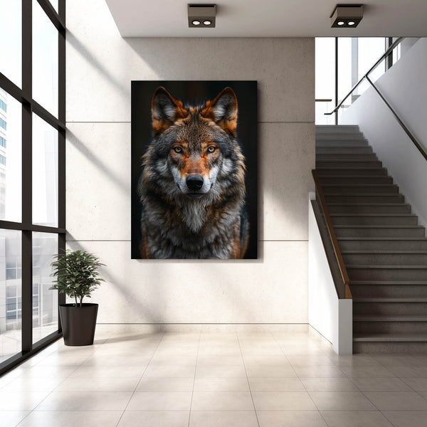 Noble Regard Tableau Loup | TableauDecoModerne®