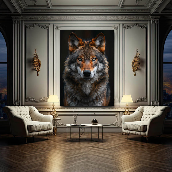 Noble Regard Tableau Loup | TableauDecoModerne®