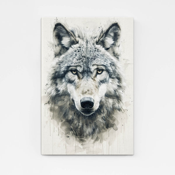 Noble Tableau Loup | TableauDecoModerne®