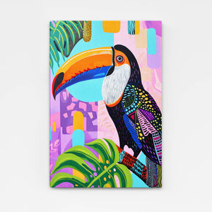 Oiseau Tropical Tableau Scandinave | TableauDecoModerne®