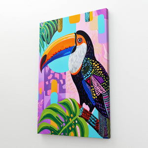 Oiseau Tropical Tableau Scandinave | TableauDecoModerne®