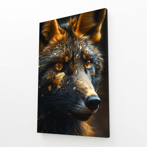 Ombre Dorée Tableau Renard | TableauDecoModerne®