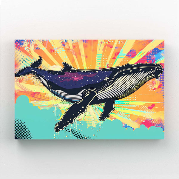 Pop Art Tableau Baleine | TableauDecoModerne®