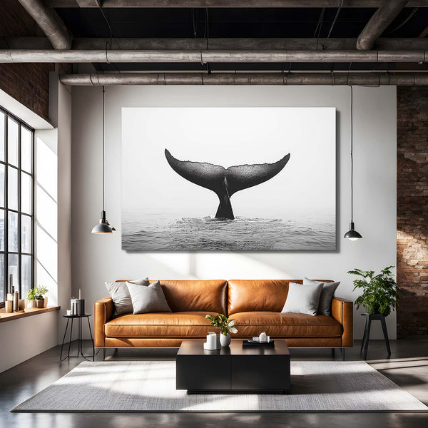 Queue de Baleine Tableau Baleine | TableauDecoModerne®