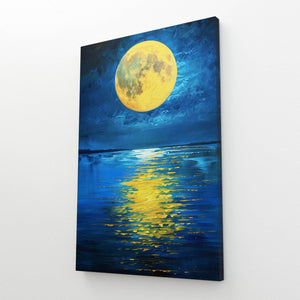 Reflet Lunaire Tableau Lune | TableauDecoModerne®