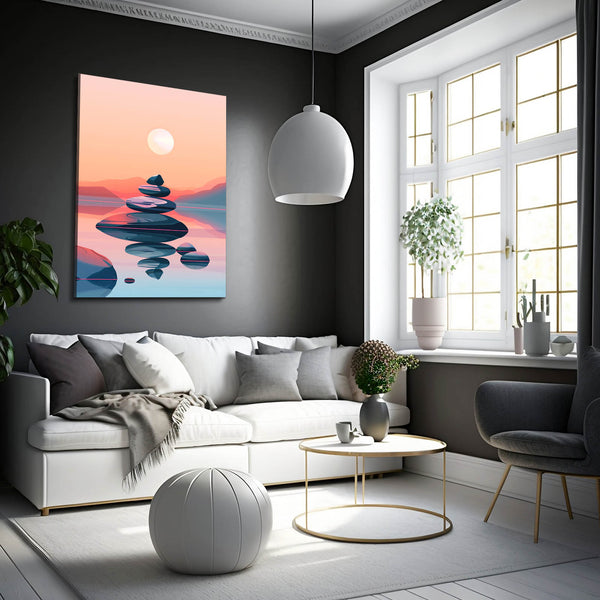 Reflets Zen Tableau Scandinave | TableauDecoModerne®