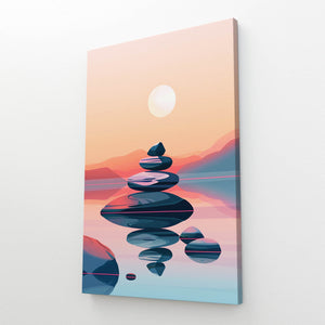 Reflets Zen Tableau Scandinave | TableauDecoModerne®