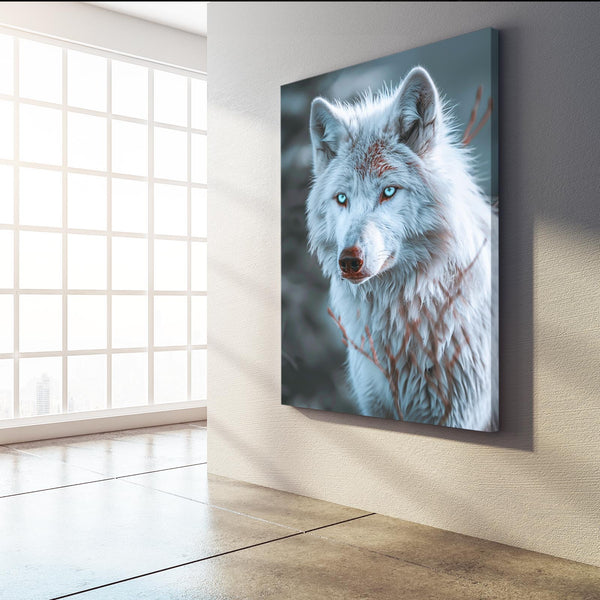 Regard Glacial Tableau Loup | TableauDecoModerne®