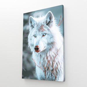 Regard Glacial Tableau Loup | TableauDecoModerne®