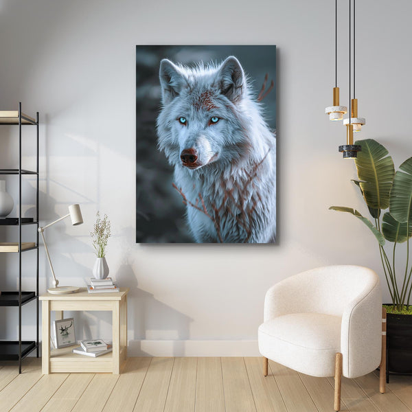 Regard Glacial Tableau Loup | TableauDecoModerne®