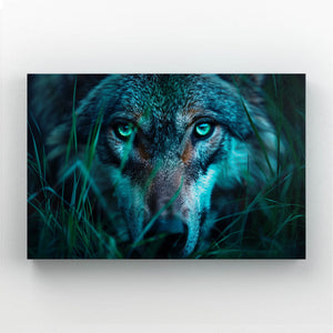 Regard Intense Tableau Loup | TableauDecoModerne®