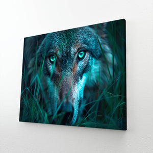 Regard Intense Tableau Loup | TableauDecoModerne®