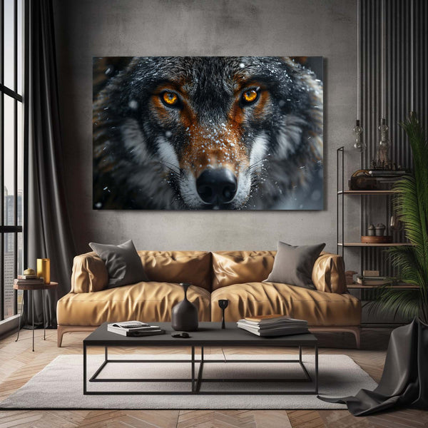 Regard Loup Tableau | TableauDecoModerne®