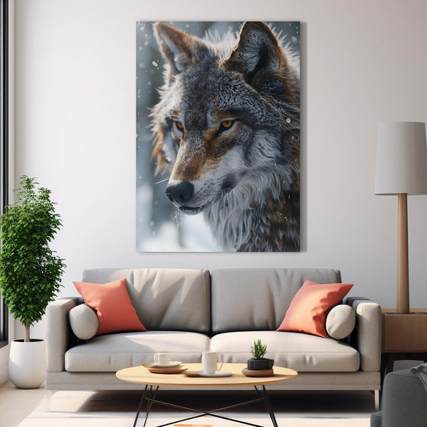 Regard Majestueux Loup Tableau | TableauDecoModerne®