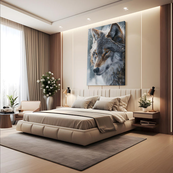 Regard Majestueux Loup Tableau | TableauDecoModerne®