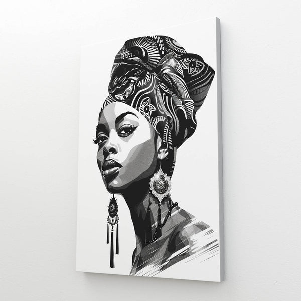 Reine Noire Tableau Africain | TableauDecoModerne®