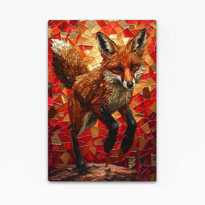 Renard de Feu Tableau Renard | TableauDecoModerne®