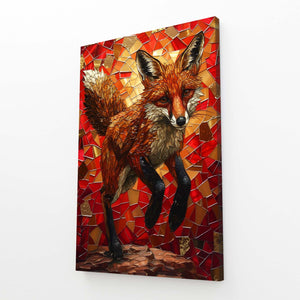 Renard de Feu Tableau Renard | TableauDecoModerne®