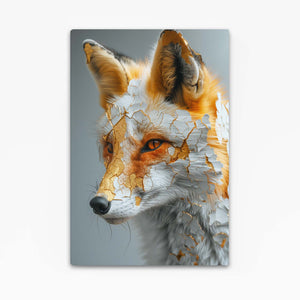 Renard Doré Tableau Renard | TableauDecoModerne®