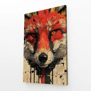 Renard Éclatant Tableau Renard | TableauDecoModerne®