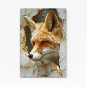 Renard Émergent Tableau Renard | TableauDecoModerne®