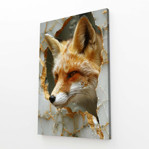 Renard Émergent Tableau Renard | TableauDecoModerne®